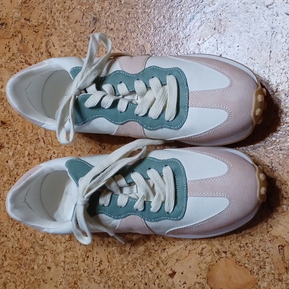 Altar'd State by Dolce Vita Women's Milana Ivory/Sage/Rose Textile Sneakers 8.5 - Picture 1 of 9